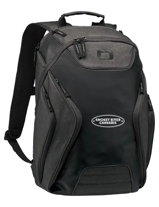 OGIO Black/Heather Grey Hatch Laptop Backpack
 w/Smokey River