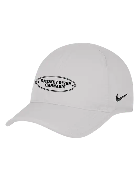 Nike White Featherlight Cap w/Smokey River