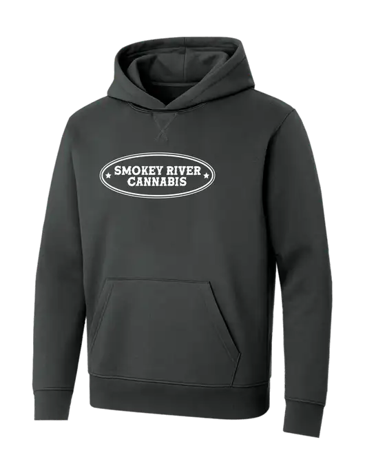 Allmade Charcoal Grey Organic French Terry Pullover Hoodie w/Smokey River