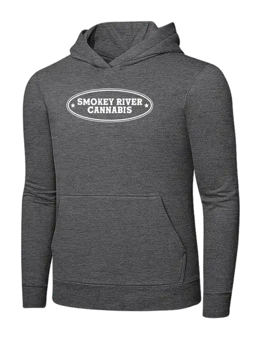 Graphite Heather 7.8. oz Ring Spun Hooded Sweatshirt w/Smokey River
