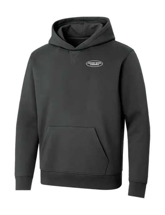 Allmade Charcoal Grey Organic French Terry Pullover Hoodie w/Smokey River