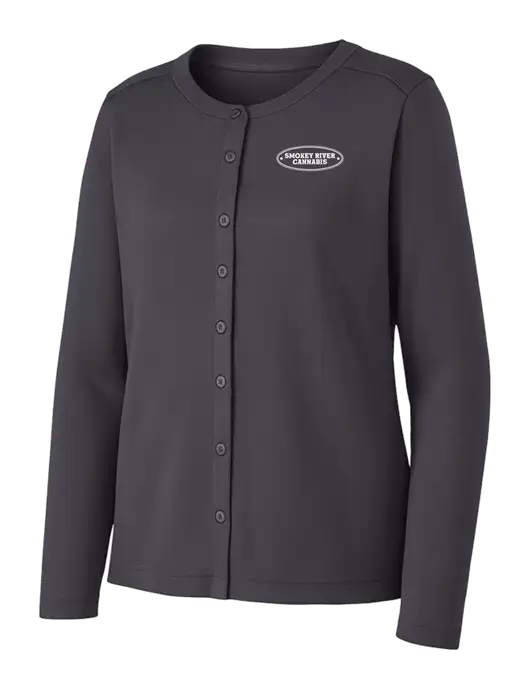 Grey Smoke Womens Concept Stretch Button-Front Cardigan Sweater w/Smokey River