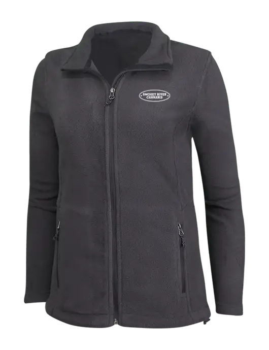 Womens Fleece Dark Grey Jacket w/Smokey River
