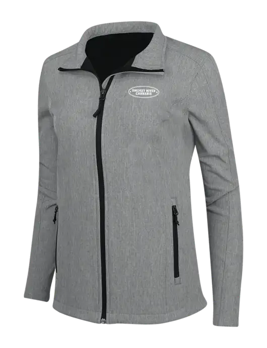Medium Grey Heather Womens Core Soft Shell Jacket w/Smokey River