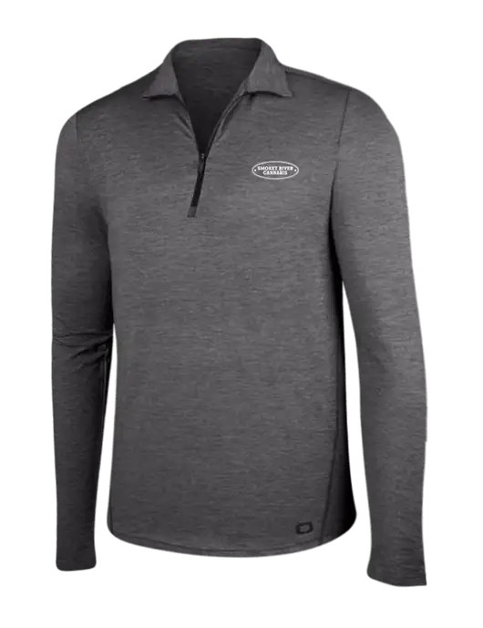 OGIO Gear Grey Heather Endurance Force 1/4 Zip w/Smokey River