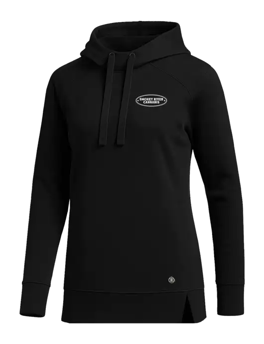 OGIO Black Womens Luuma Pullover Fleece Hoodie w/Smokey River